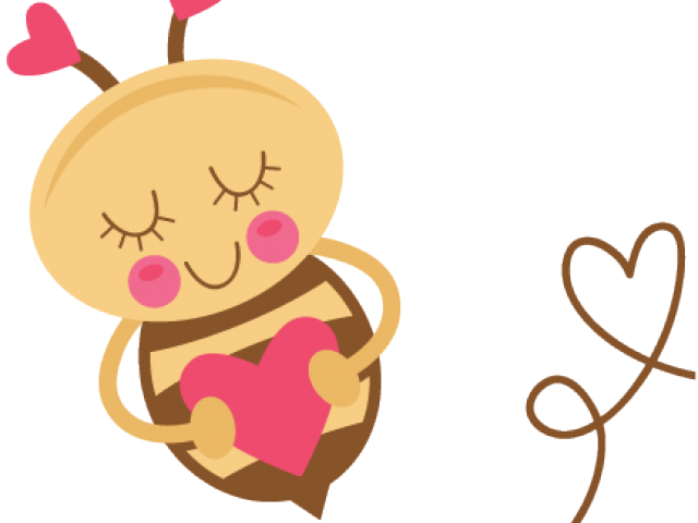 Bees Clipart Valentines - Png Download (640x480), Png Download