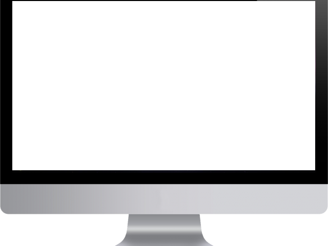 Monitor Clipart Desk Top - Png Download (640x480), Png Download