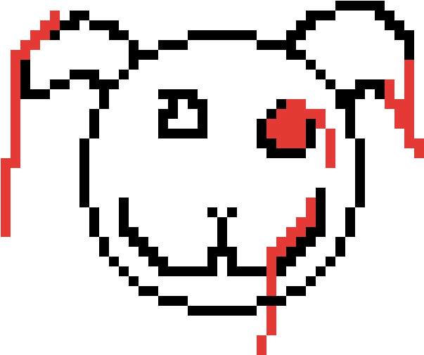 Creepy Pasta Dog Clipart (1190x1190), Png Download