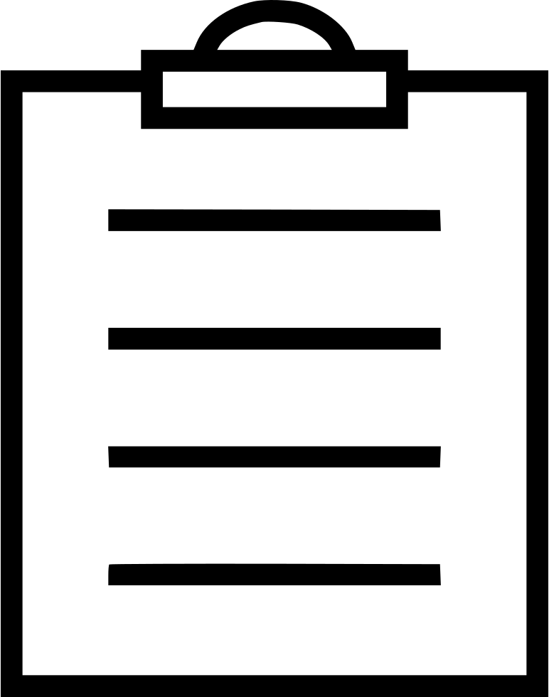 Clipboard Comments - Png Download (772x980), Png Download