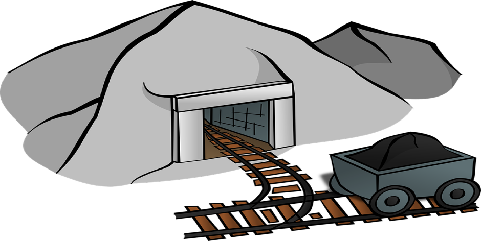Due To The High Cost Of Mining, Much Of The Mining Clipart (940x472), Png Download