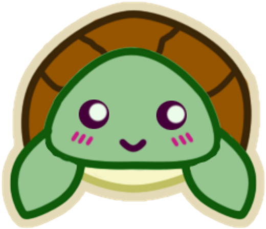 Turtle Sea Animal Cute Adorable Kawaii Clipart (1024x1024), Png Download