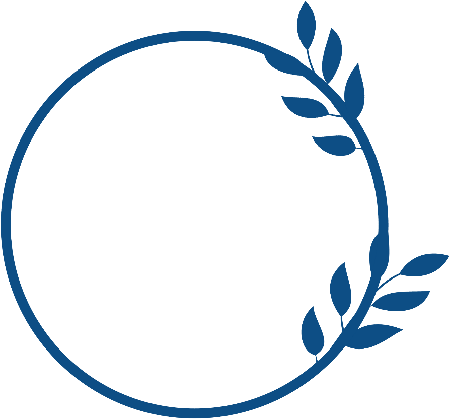 Wreath Leaves Leaf Circle Wrap Blue Black Fall Ftestick Clipart (1024x1024), Png Download