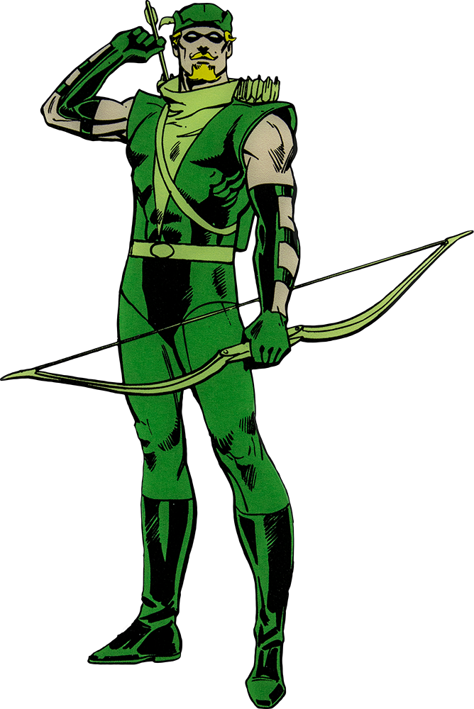 Hero Clipart Green Arrow - Png Download (668x1000), Png Download