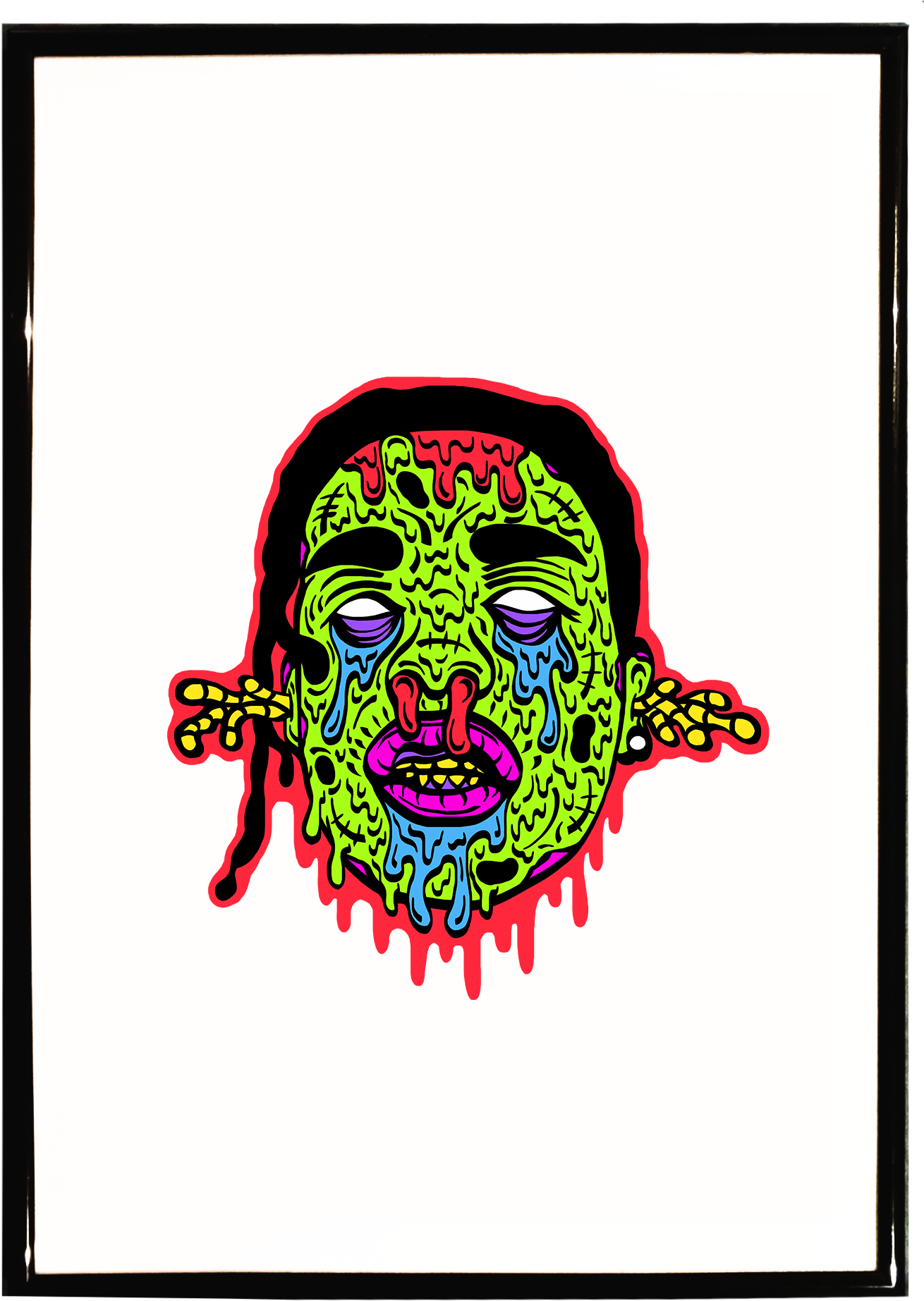 Zombie A$ap Rocky A3 Print $24 Clipart (2000x2000), Png Download