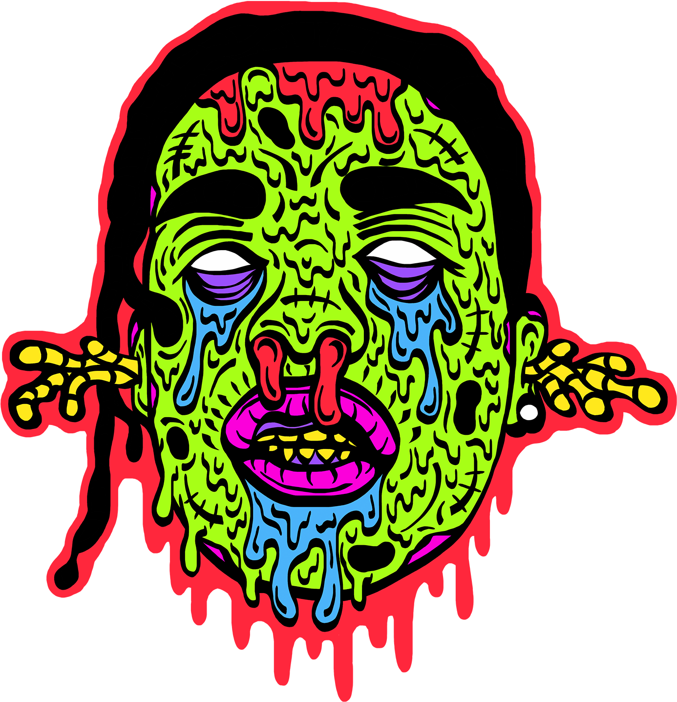 Zombie A$ap Rocky A3 Print Clipart (1500x1500), Png Download