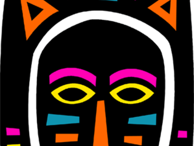 Africa Clipart African Mask - Png Download (640x480), Png Download