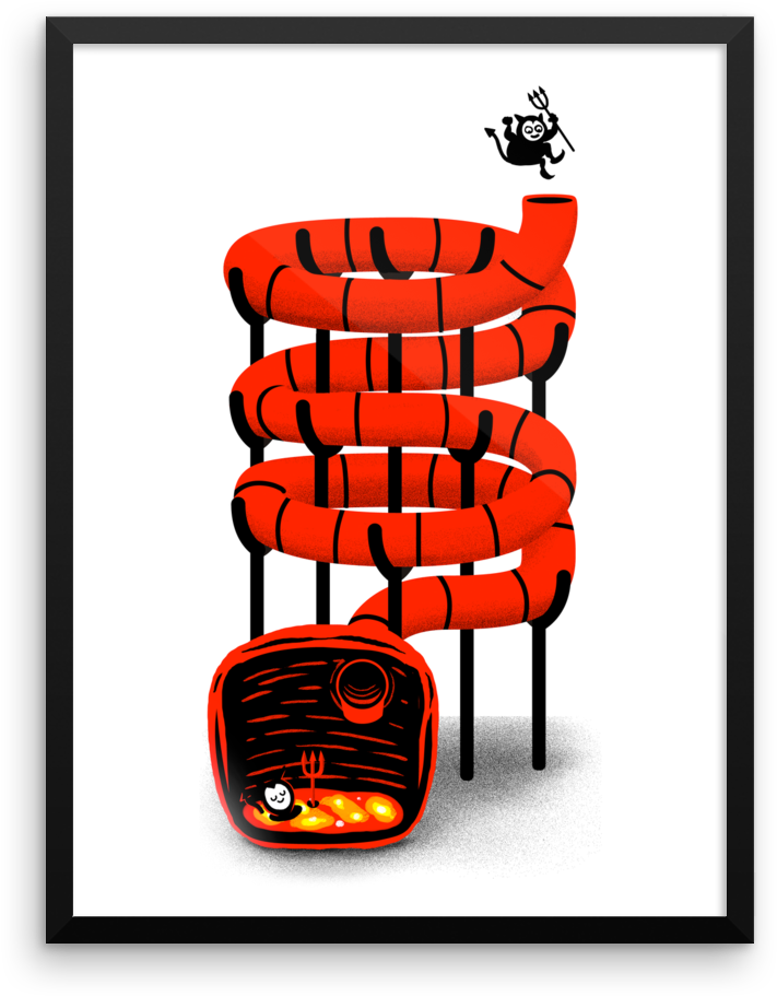 "summer Eternal" Framed Poster Clipart (1000x1000), Png Download