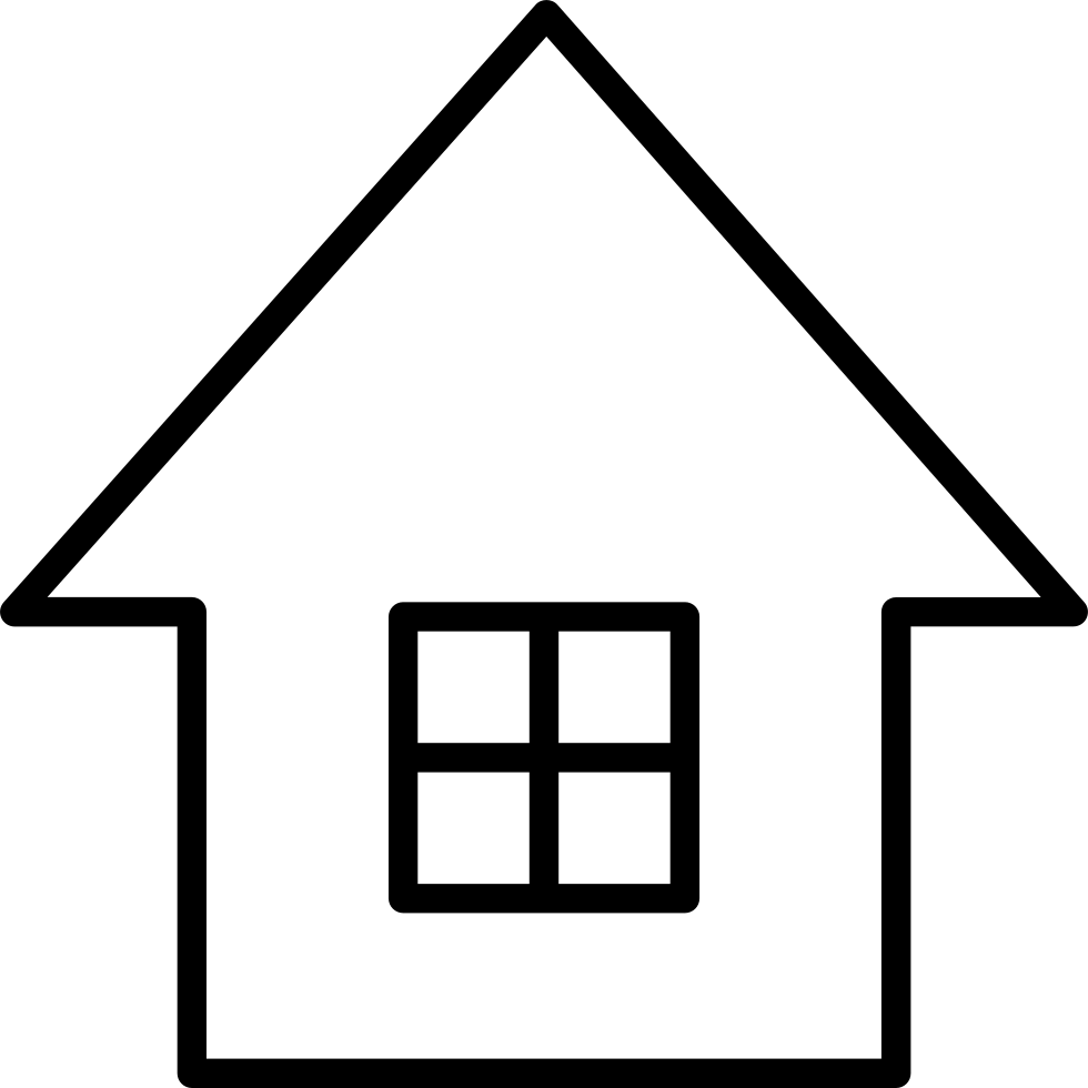 Home With Window Comments Clipart (980x980), Png Download