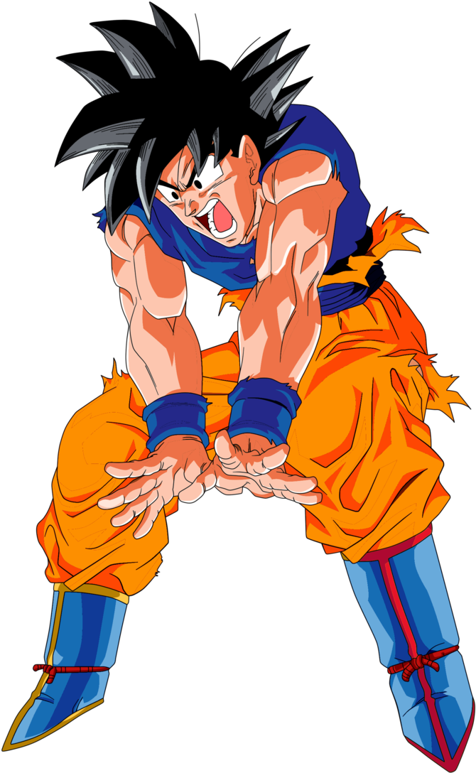 Goku Clipart Spirit Bomb - Png Download (686x1164), Png Download