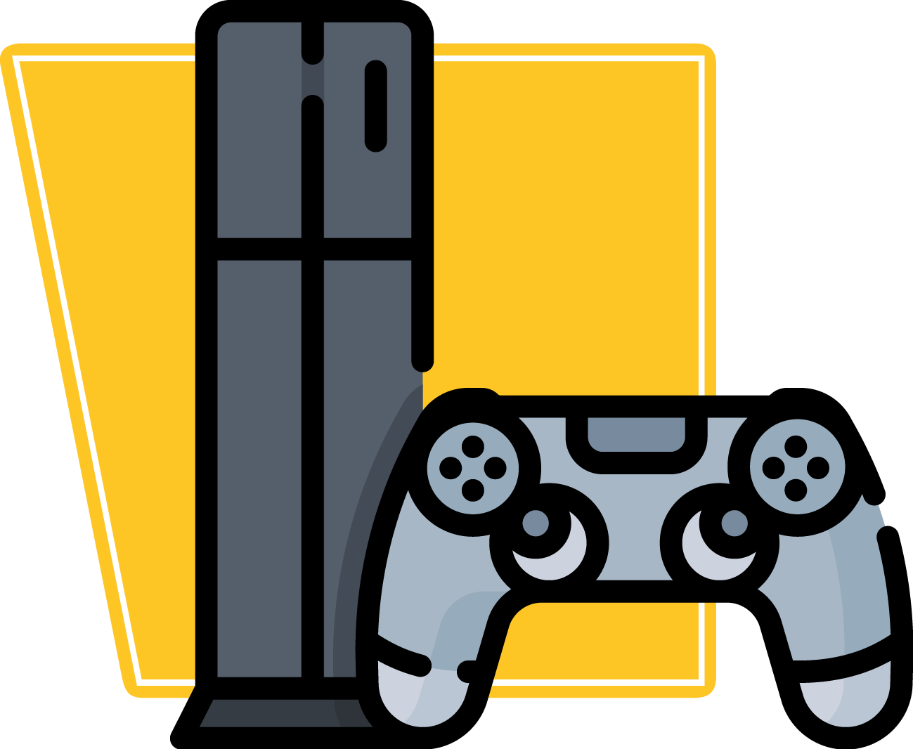Ps4 Clipart (1299x1066), Png Download