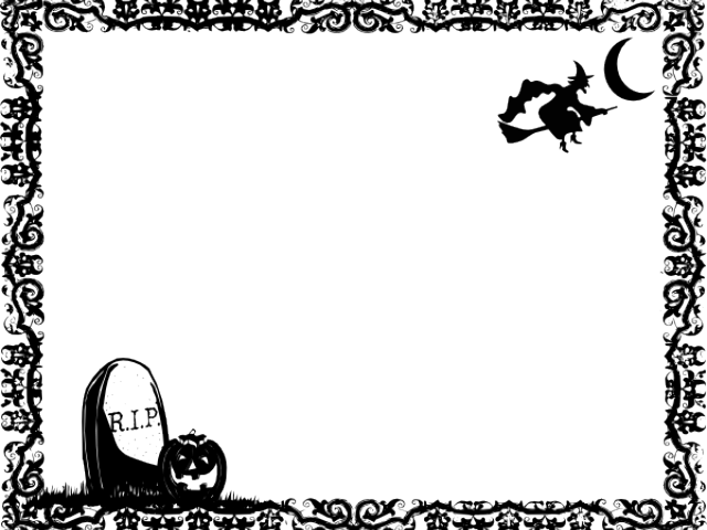 Graveyard Clipart Border - Png Download (640x480), Png Download