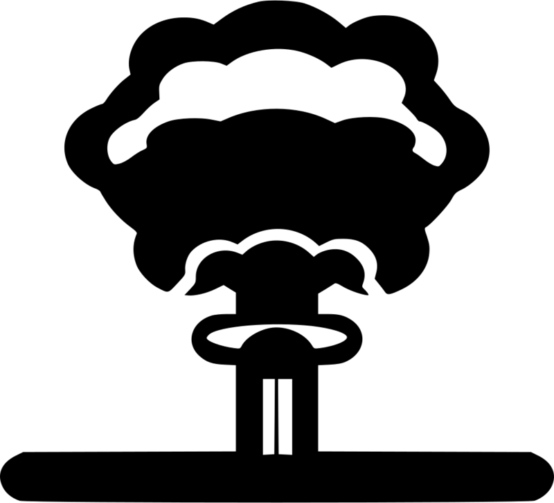 Nuclear Explosion Png, Download Png Image With Transparent Clipart (800x727), Png Download