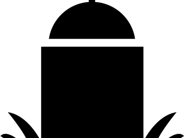 Tombstone Clipart Over Hill - Png Download (640x480), Png Download