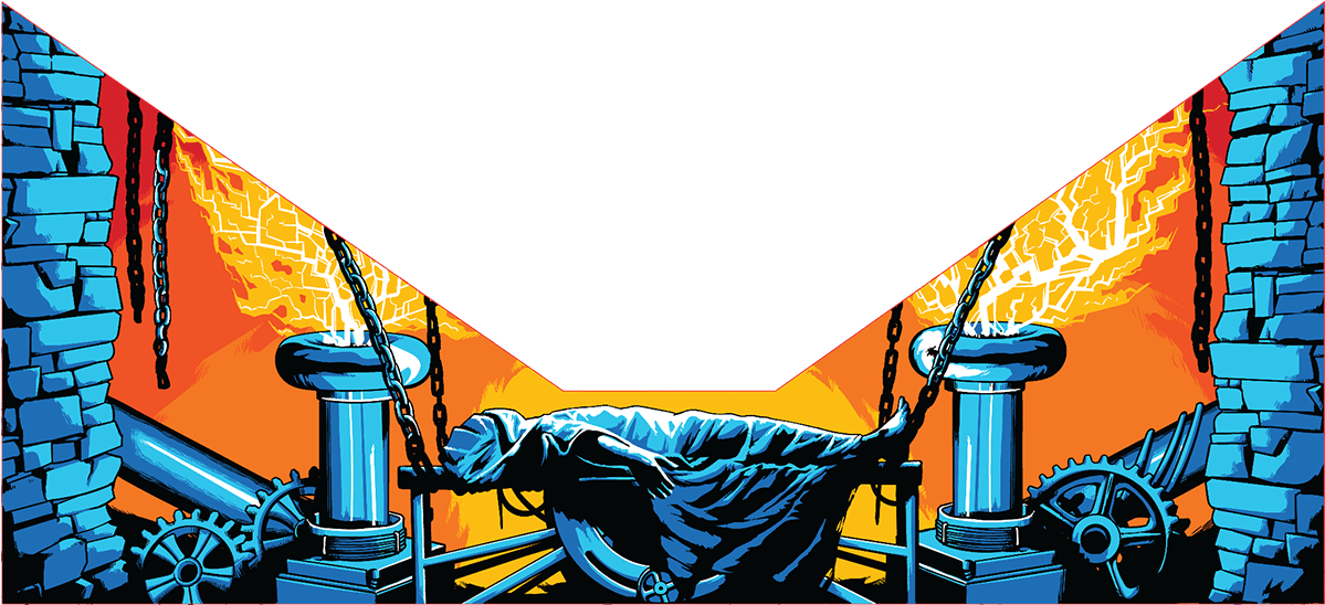 Frankenstein Clipart (1334x547), Png Download