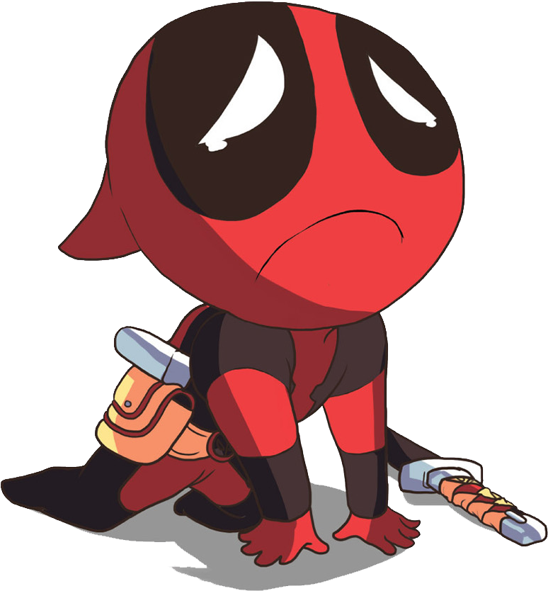 Clip Art The Chibi Spiderman In The Ultimate Spiderman - Png Download (809x850), Png Download