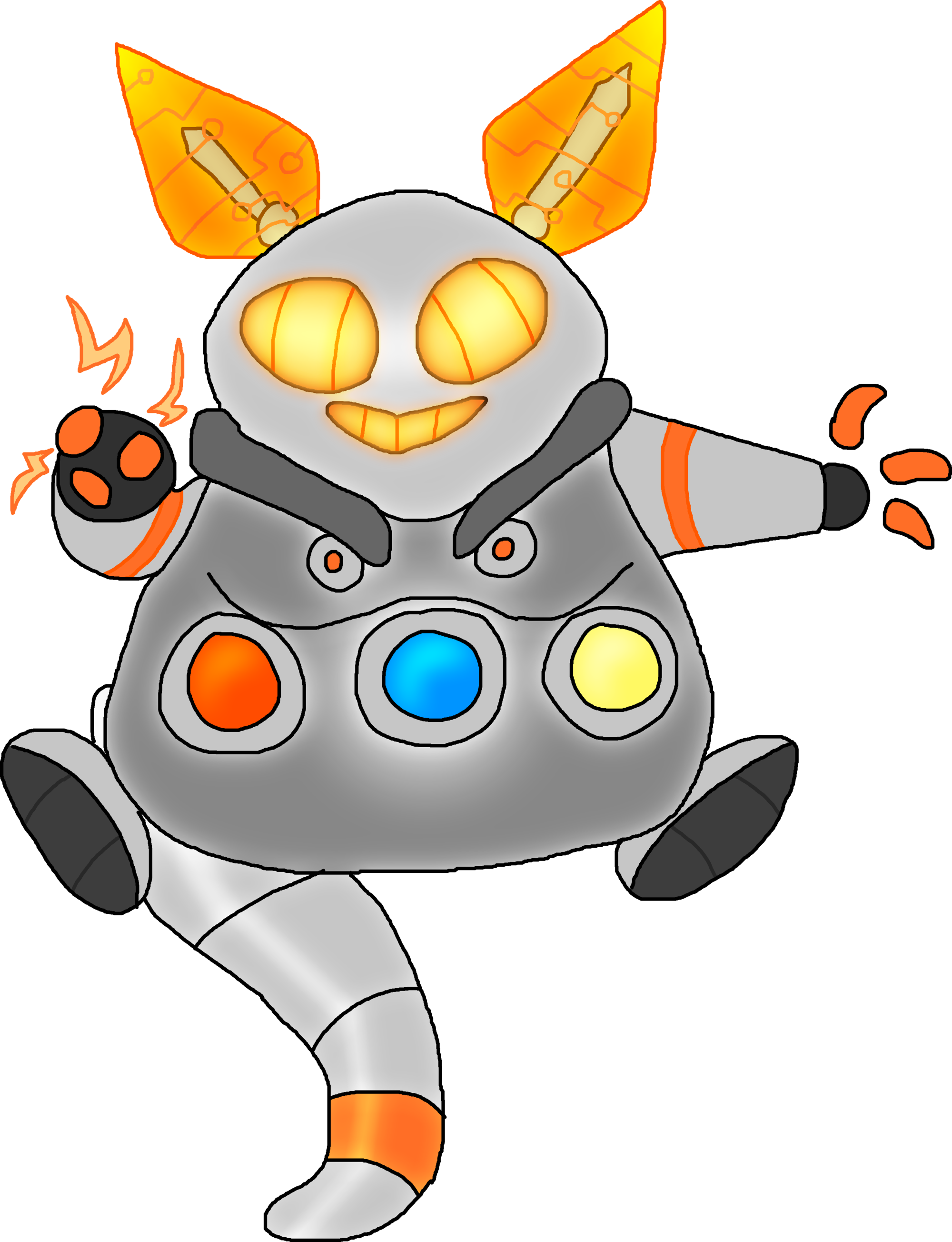 Doomulus Thunderine Clipart (2000x2608), Png Download