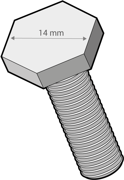 Tornillo Bici Clipart (500x616), Png Download