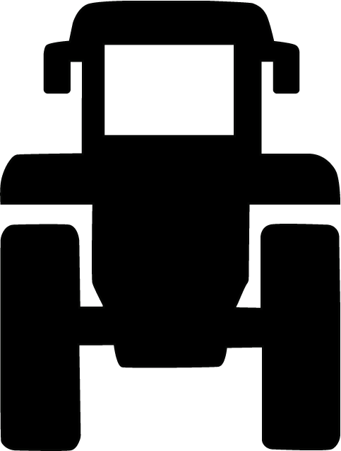 Tractor Icon Clipart (483x637), Png Download