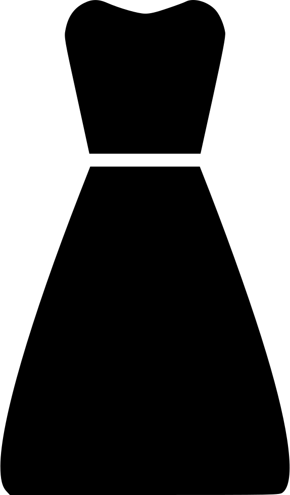 Dress Svg Elsa Clipart (574x980), Png Download