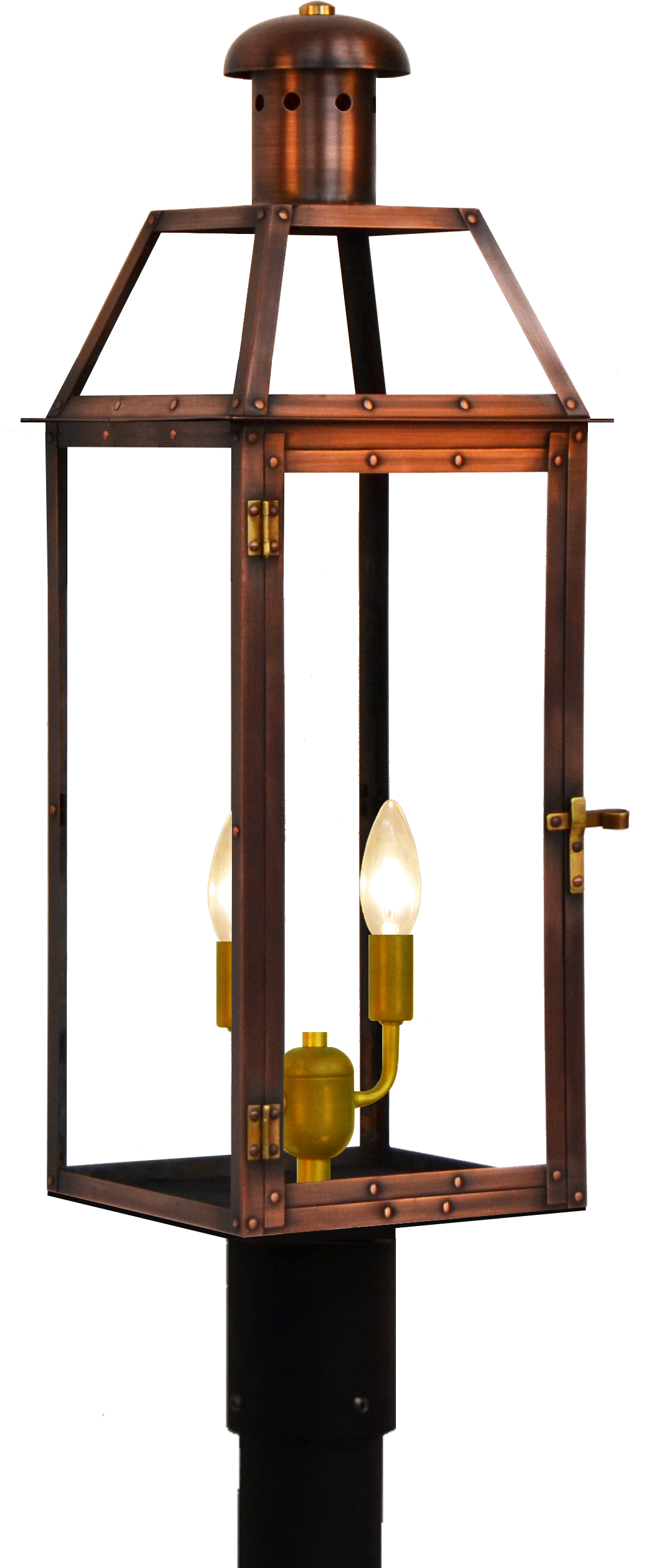 Oakley Lantern With Basic Post Mount Clipart (1206x2598), Png Download