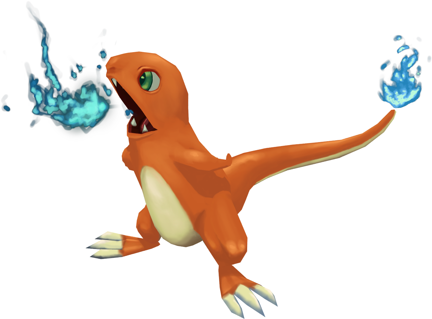 Report Rss Low Poly Charmander Clipart (1920x1080), Png Download