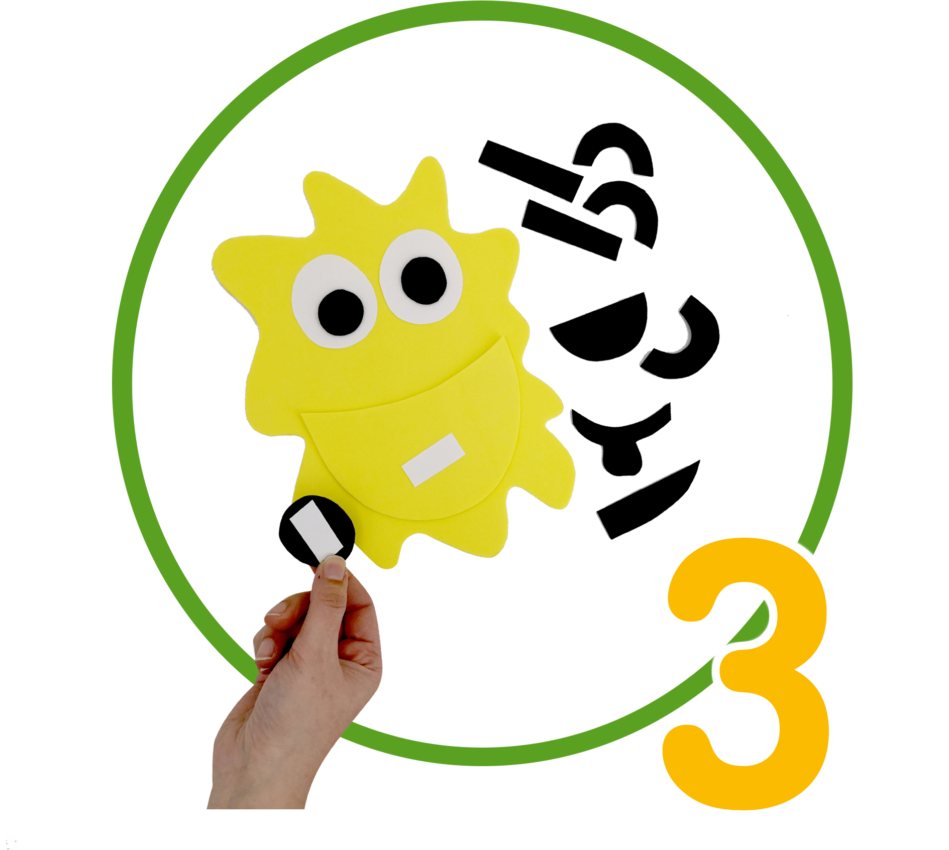 Recorta De Forma Desigual La Cara De "super Emociones" Clipart (2000x2000), Png Download