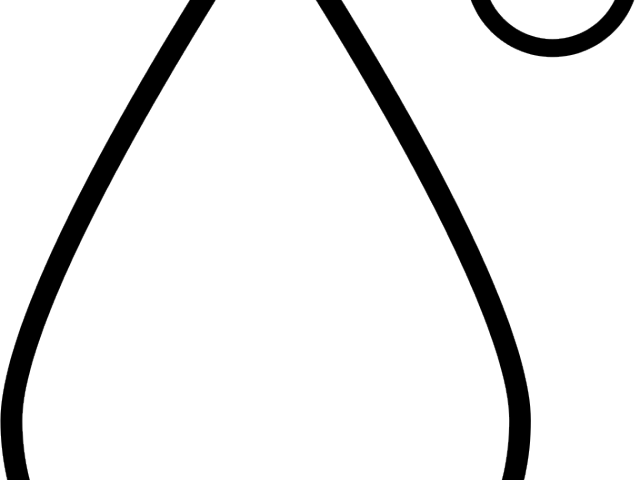 Drawn Raindrops Svg Clipart (640x480), Png Download