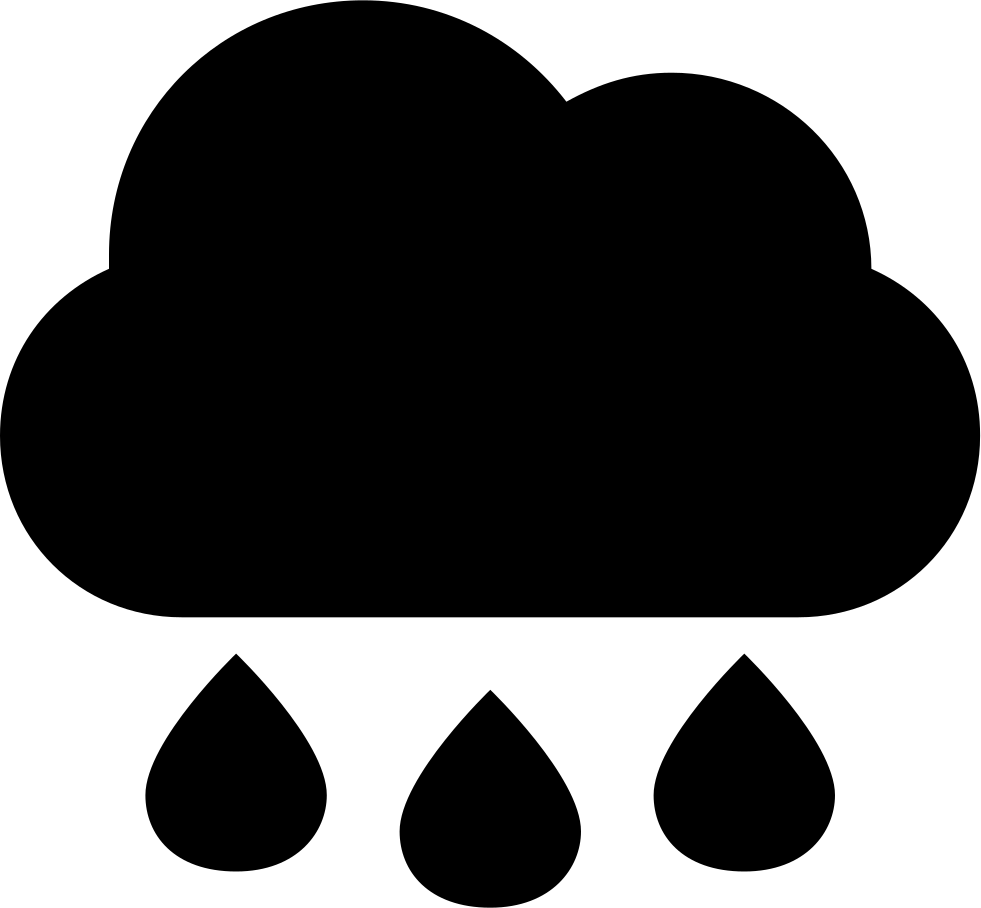 Of Rain Falling Dark Clipart (981x908), Png Download