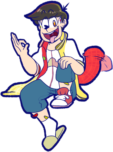 Energetic Hip Boi Clipart (500x650), Png Download