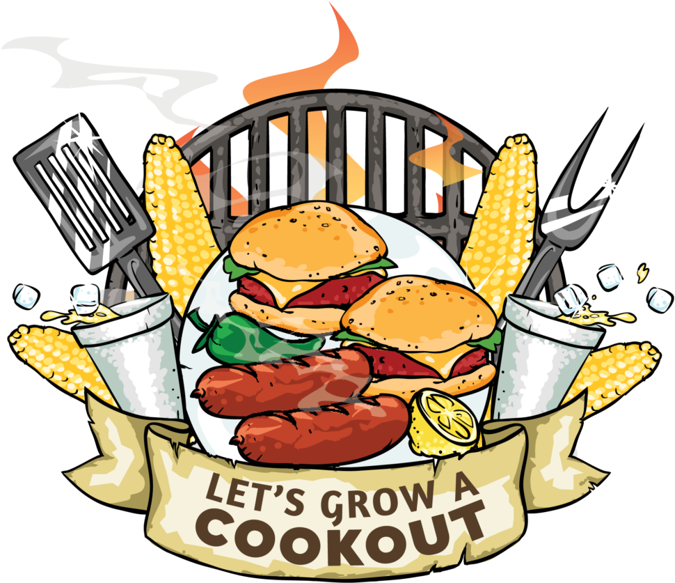 Let's Grow A Cookout Clipart (1024x1024), Png Download