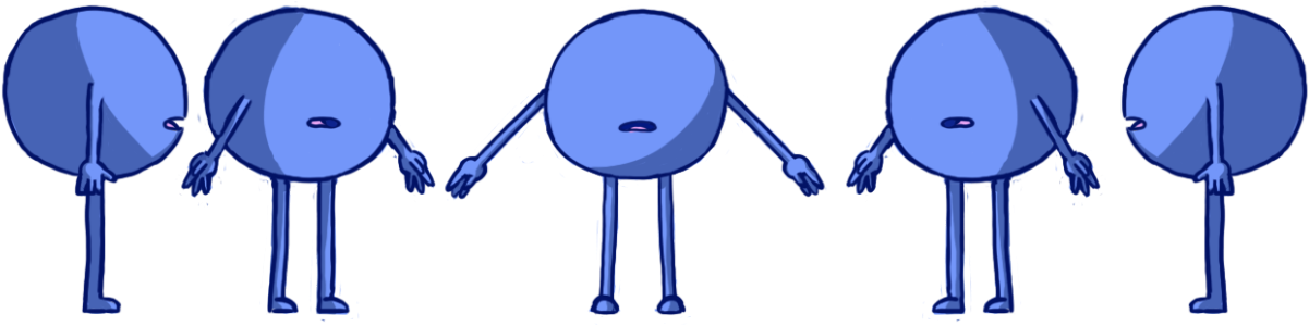 Full Rotoscope Of Circle Dude For A Mock Up Commercial Clipart (1280x348), Png Download