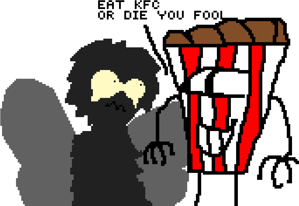 Evil Kfc Bucket Clipart (1080x720), Png Download