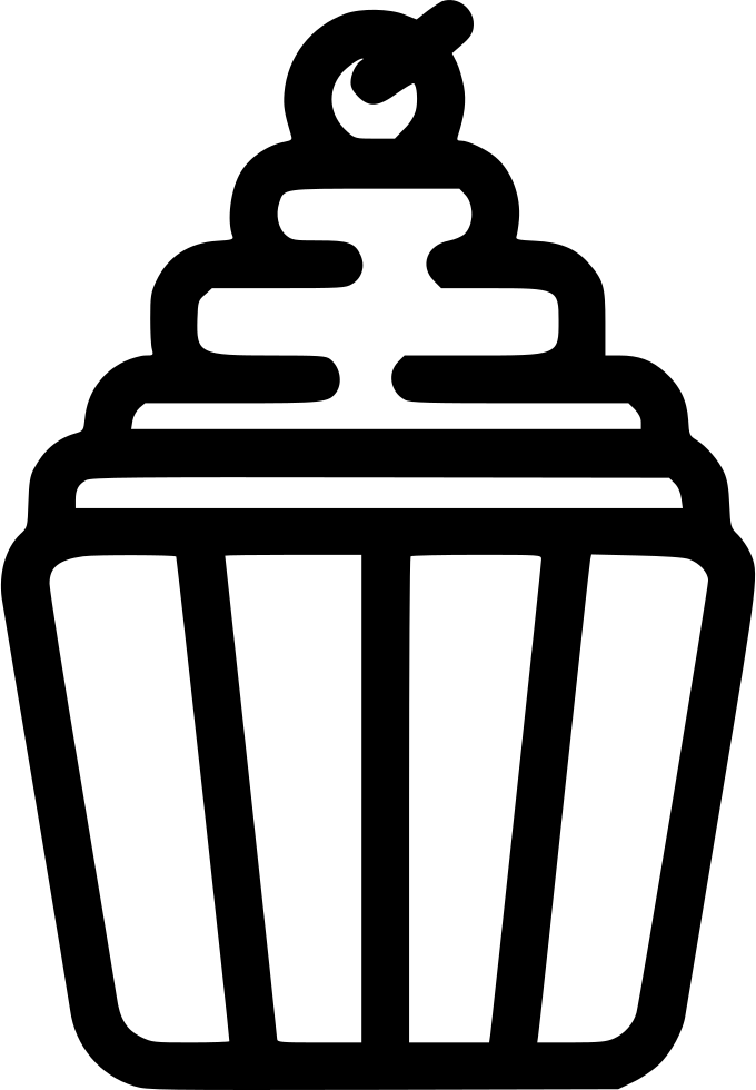 Cupcake Comments Clipart (680x980), Png Download