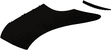 X860 Black Stretch Silky Clipart (1024x768), Png Download