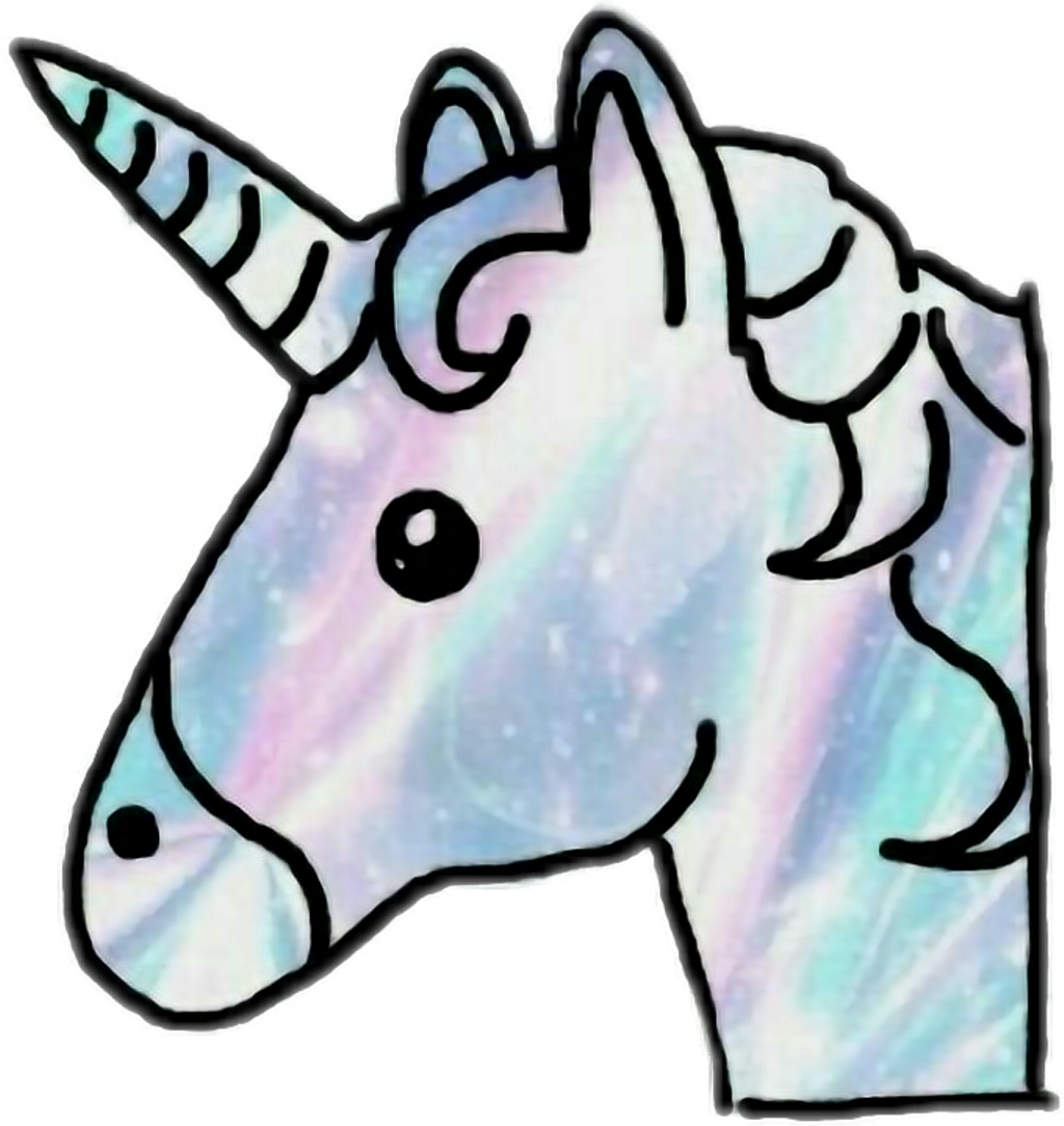 Unicorn Sticker Clipart (1024x1084), Png Download