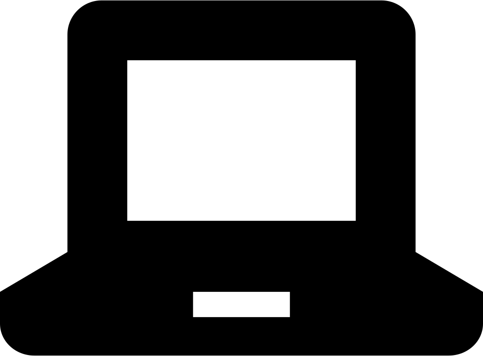 Small Open Laptop Comments Clipart (980x722), Png Download