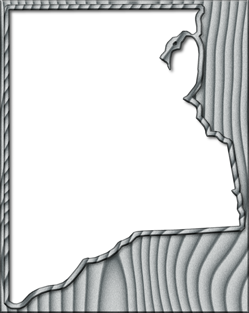 A Map Of Clay With The Map Area Carved From A Bleached, Clipart (817x1024), Png Download