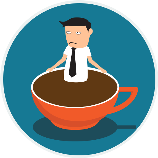 El Café No Produce Gastritis, Las Personas Que Padecen Clipart (548x577), Png Download