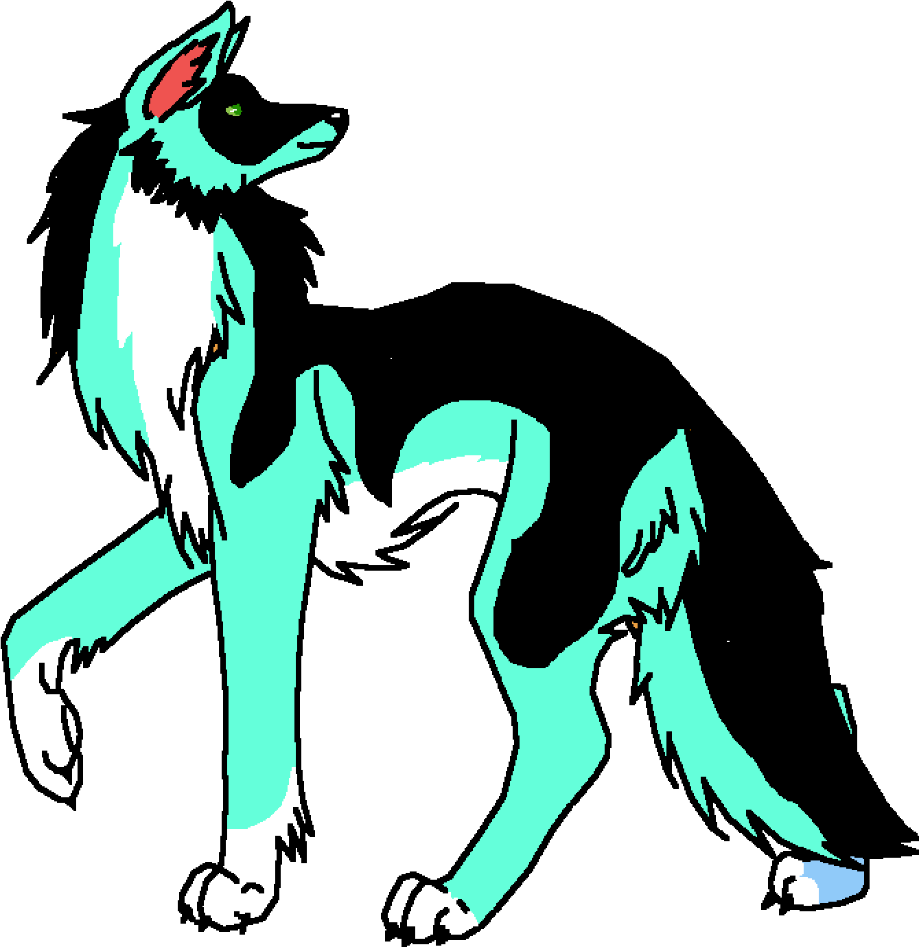 The Wolf Clipart (1400x1400), Png Download