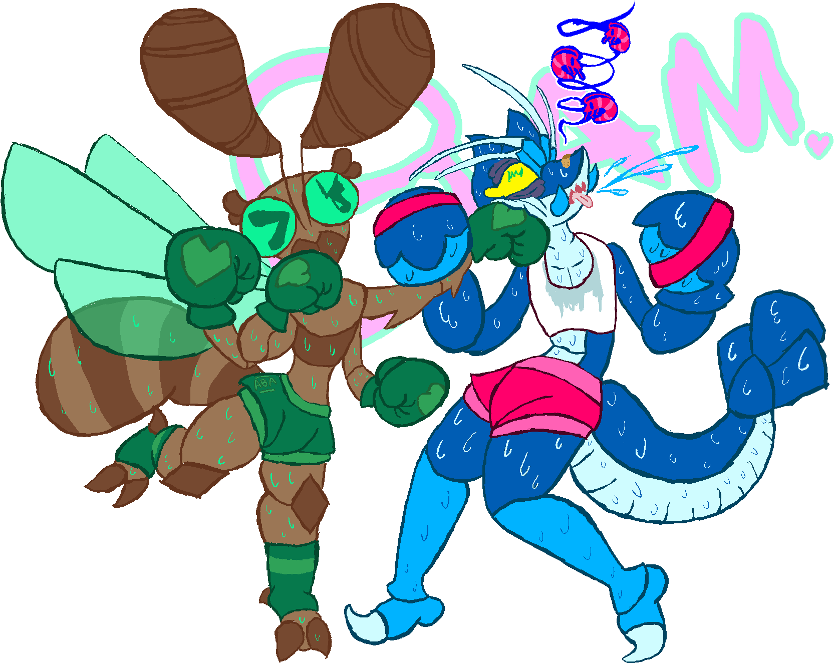 Punch'd Out Partlysmith's Cute New Shrimpy Fella U3u Clipart (1675x1333), Png Download