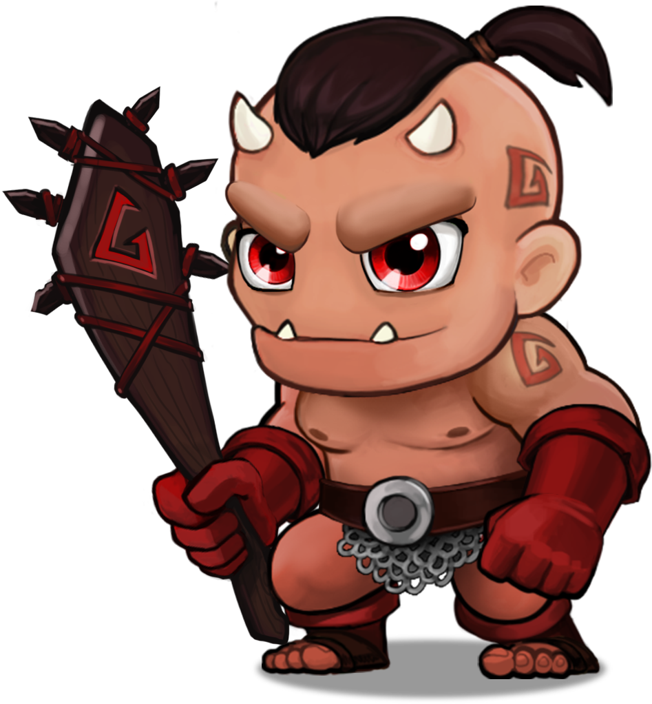Flame Orc Clipart (1024x1024), Png Download