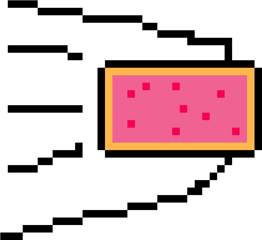 Super Sonic Speed Wooshy Zoom Poptart Clipart (1200x1200), Png Download