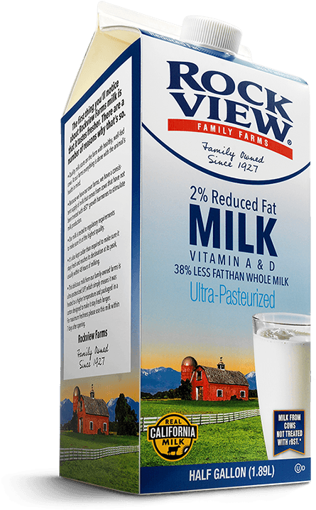2% Reduced Fat Milk Ultra Pasteurized Clipart (450x733), Png Download