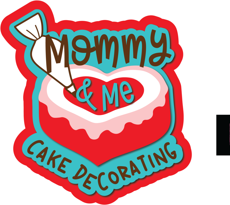 Mommy And Me Cake Decorating Clipart - Full Size Clipart (#3035021