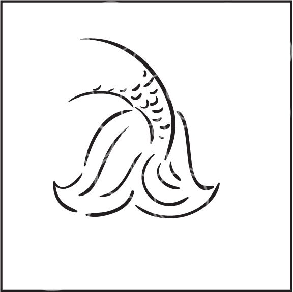 C56-mermaid Clipart (576x575), Png Download