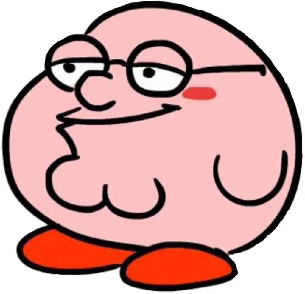 Kirby Sticker Clipart (1024x985), Png Download