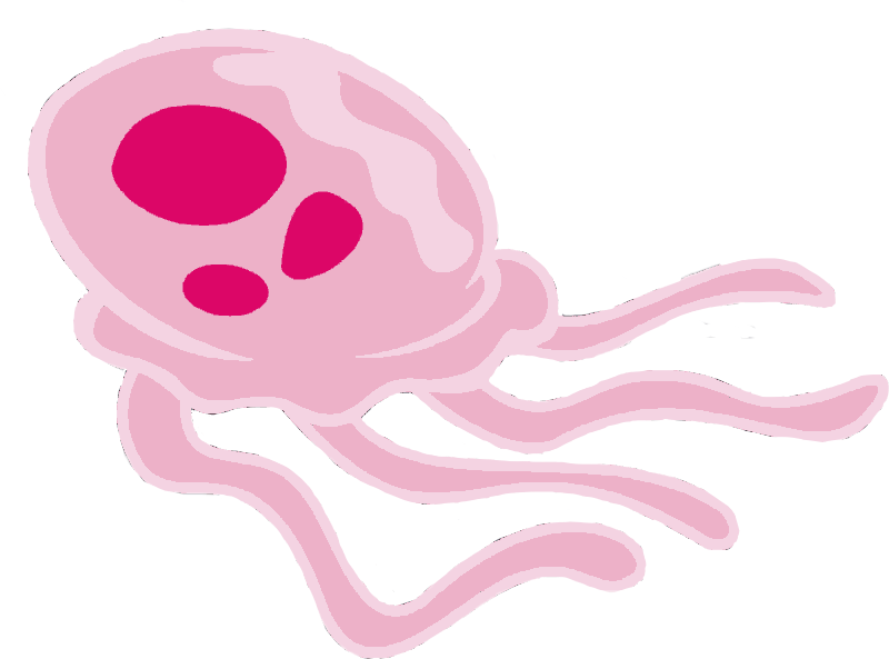 Spongebob Jellyfish Clipart - Png Download (647x480), Png Download