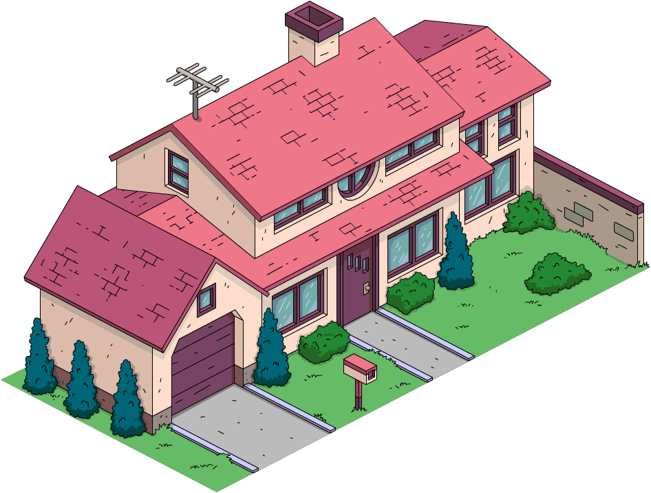 Tapped Out Lovejoy Residence Clipart (946x716), Png Download