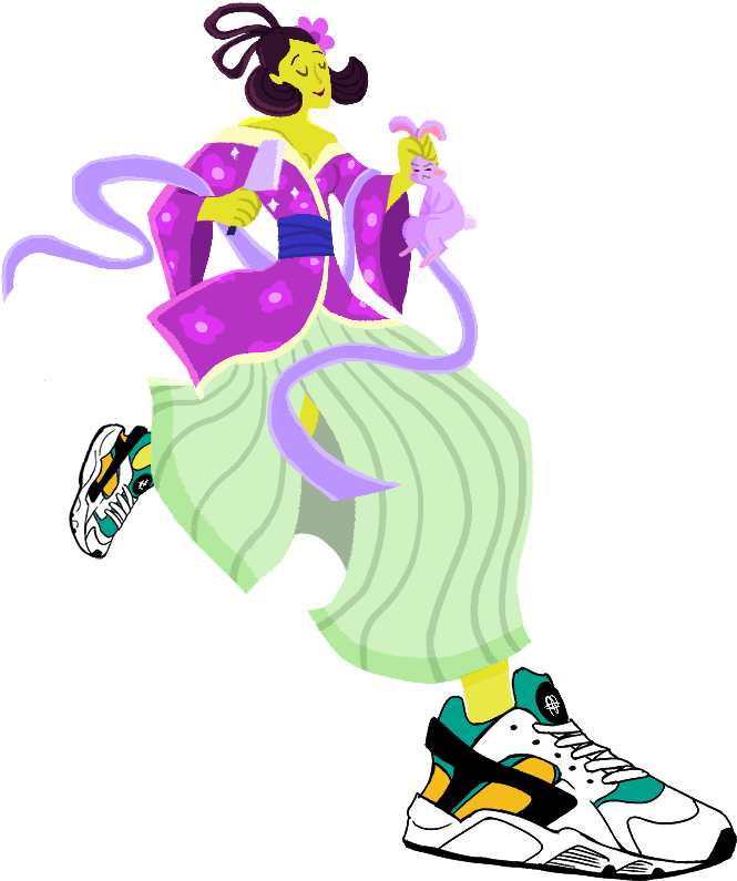 A Character Still From Our Huarache Animation Done Clipart (1080x1080), Png Download